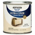 Rust-Oleum Satin, Heirloom White, 1/2 Pint 267313